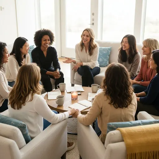 Encontro presencial com mulheres da comunidade